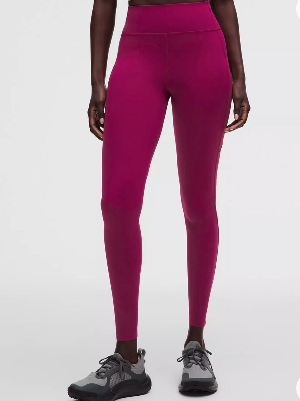 New lululemon fast and free hr tight 28 pockets color MSRK  (Mulberry Spark)